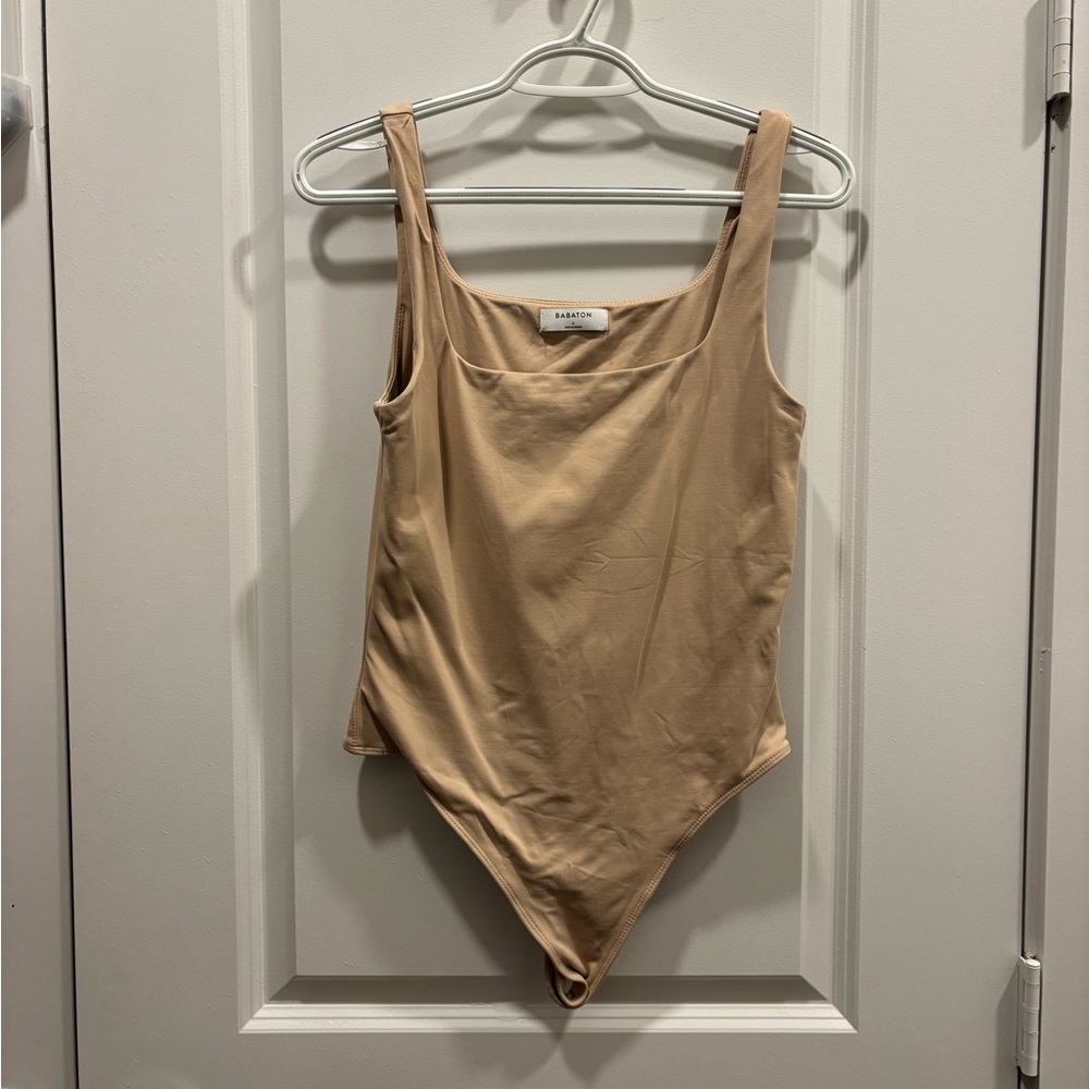 Aritzia Tan Bodysuit
